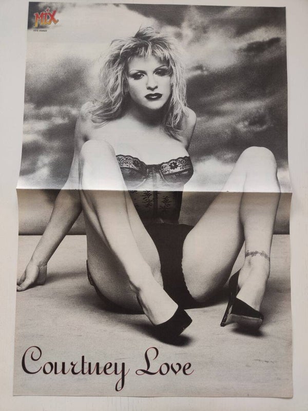 POSTER: COURTNEY LOVE from magazine Denmark.