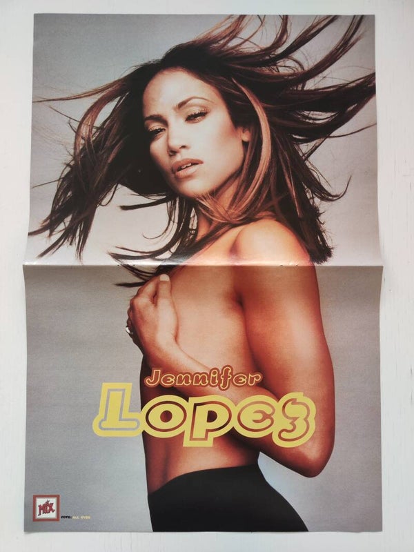 POSTER: JENNIFER LOPEZ / S CLUB 7 from magazine Denmark.