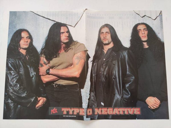 POSTER: TYPE O NEGATIVE from magazine Denmark.