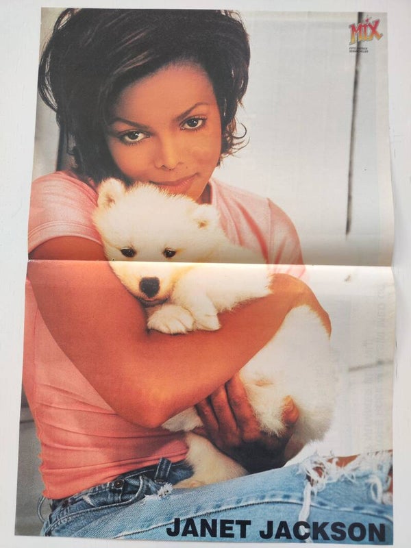 POSTER: JANET JACKSON from magazine Denmark.