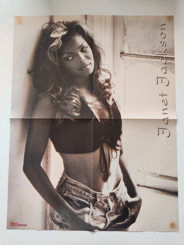 POSTER: JANET JACKSON / MARCUS SCHENKENBERG from magazine Denmark.
