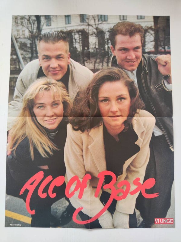 POSTER: ACE OF BASE / TAKE THAT from magazine Denmark.