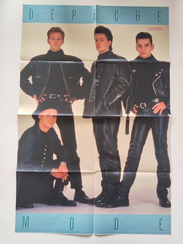 POSTER: DEPECHE MODE / A-HA magazine Germany.