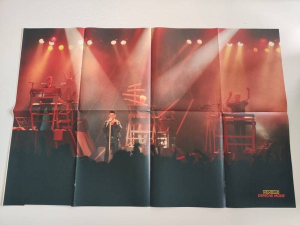 POSTER: DEPECHE MODE / DAVID BOWIE magazine Germany.