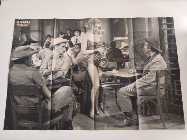 POSTER: MARILYN MONROE / DAVID CASSIDY magazine Germany.