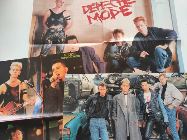 POSTER: Lot of 3x DEPECHE MODE magazine Germany.