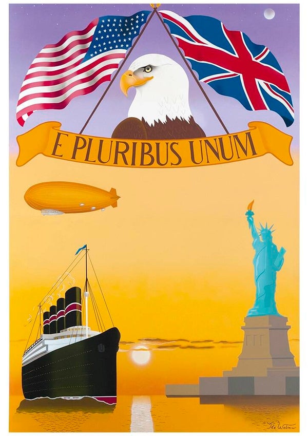 England E Pluribus Unum A0-formaat
