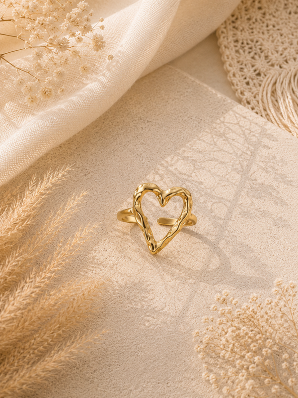 Bague Coeur Signature