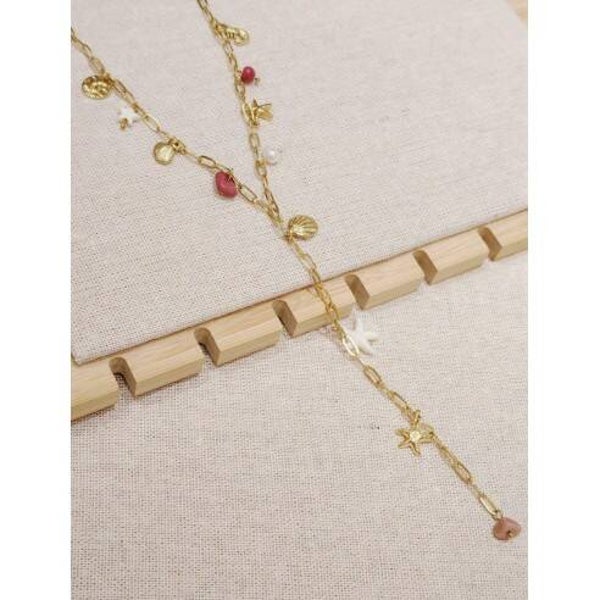 Chaine rose NOEMIE
