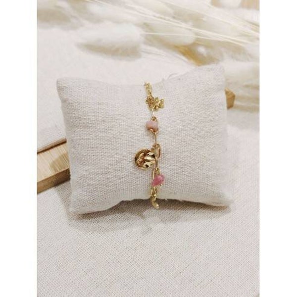 Bracelet NOEMIE rose