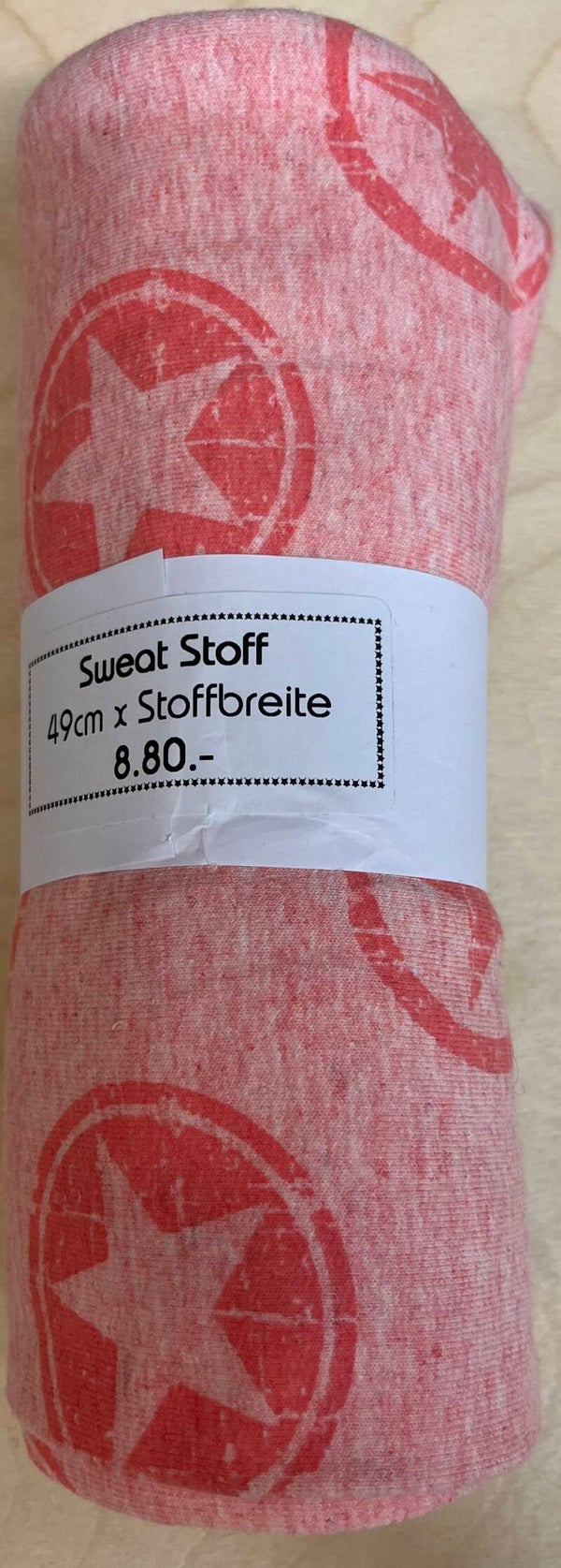 Reststück Sweat Sterne 49cm x SB