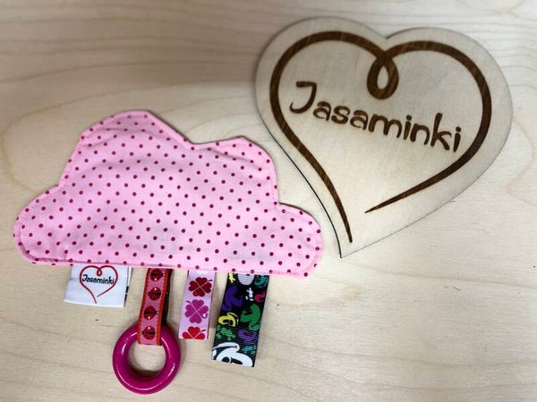 Raschelsäckli Rosa Punkte