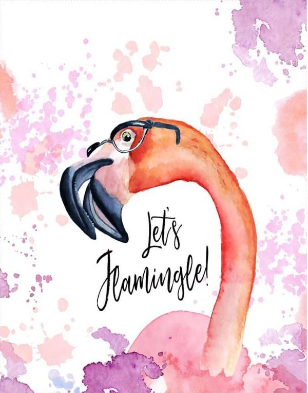 Sweat Panel 40×50 cm let’s Flamingle