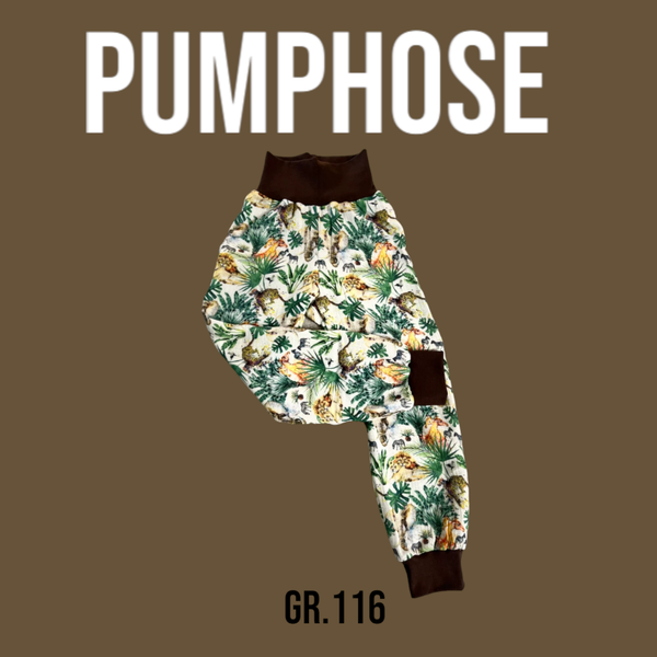 Pumphose Musselin Afrika Tiere Gr.116