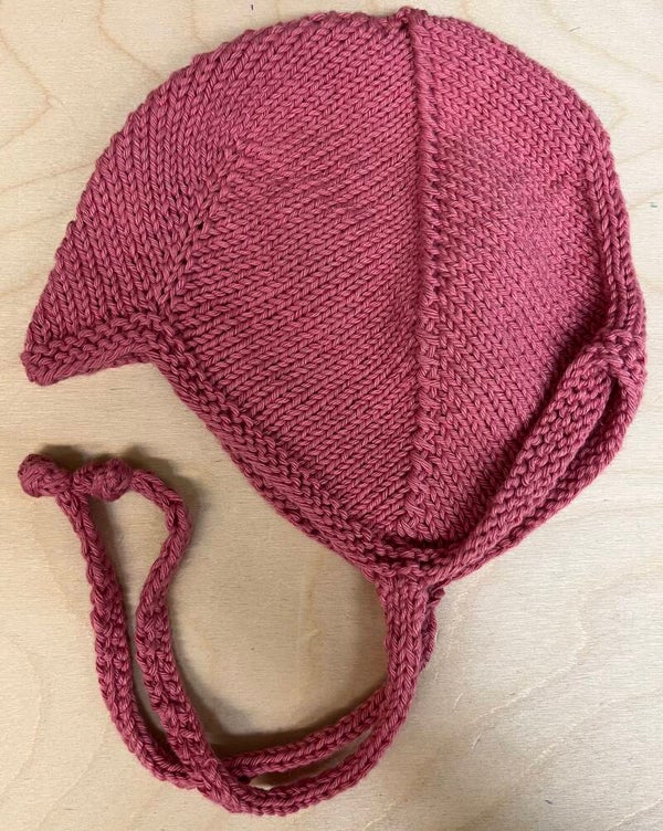 Babykappe Altrosa 36-38cm