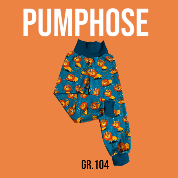 Pumphose Jersey Löwe Petrol Gr.104