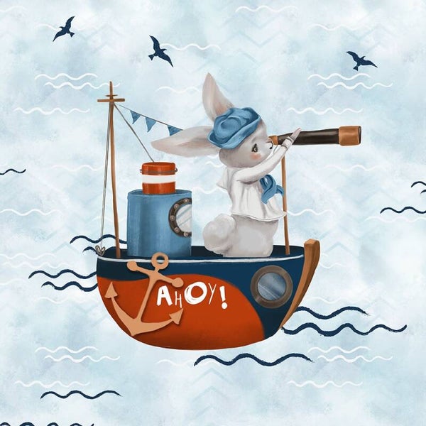 Sweat Panel 40x50cm Ahoi Matrose