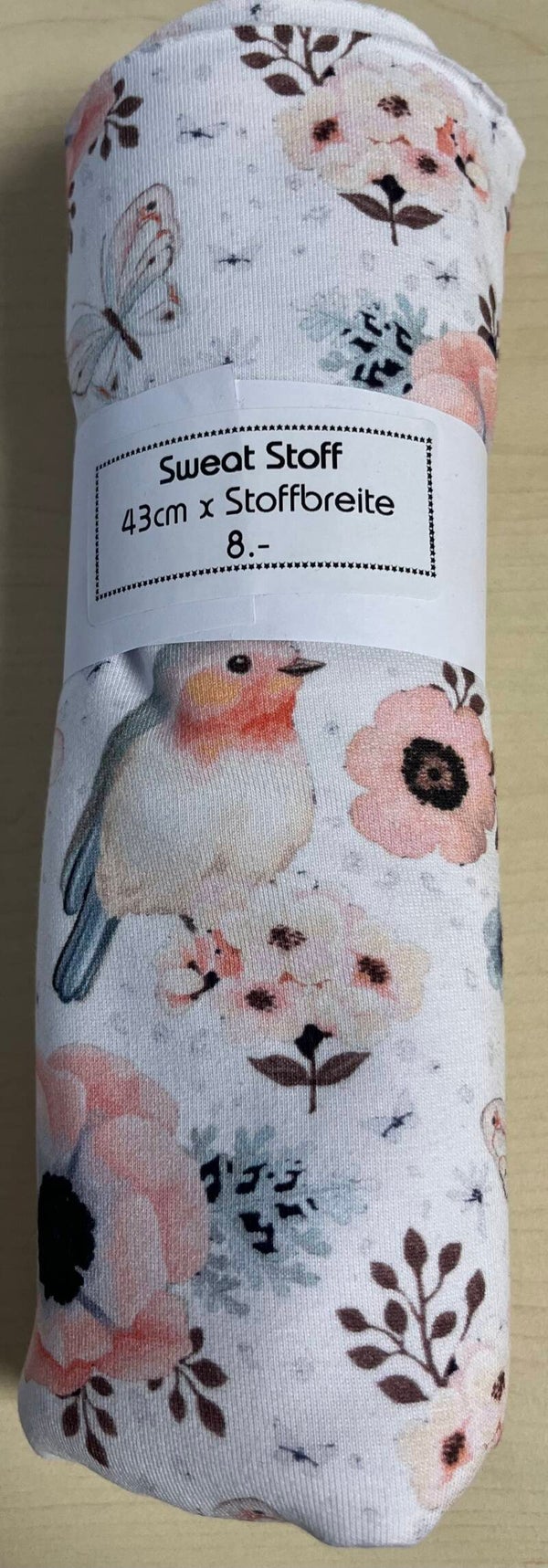 Reststück Jersey Rotkählchen 43cm x SB