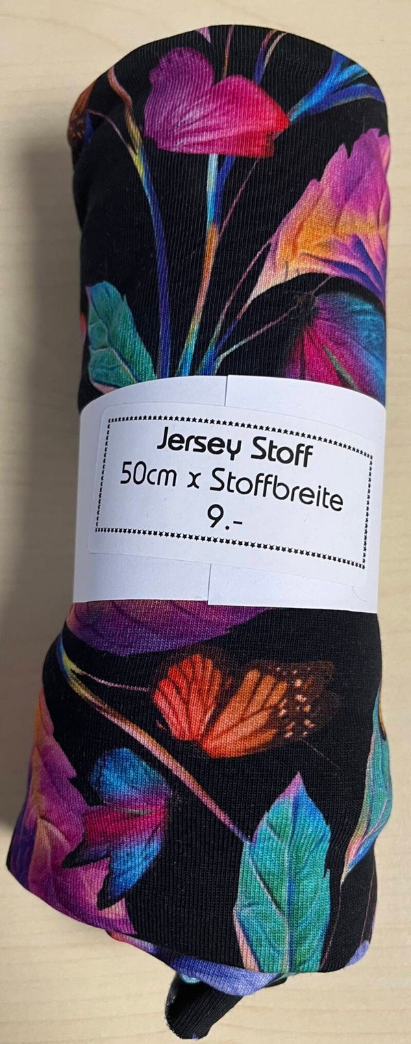Reststück Jersey Schmetterling 50cm x SB