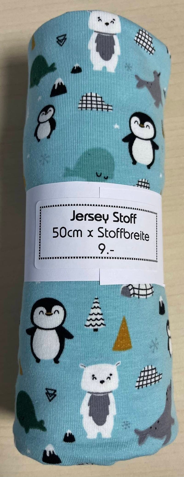 Reststück Jersey Nordpol Tiere 50cm x SB