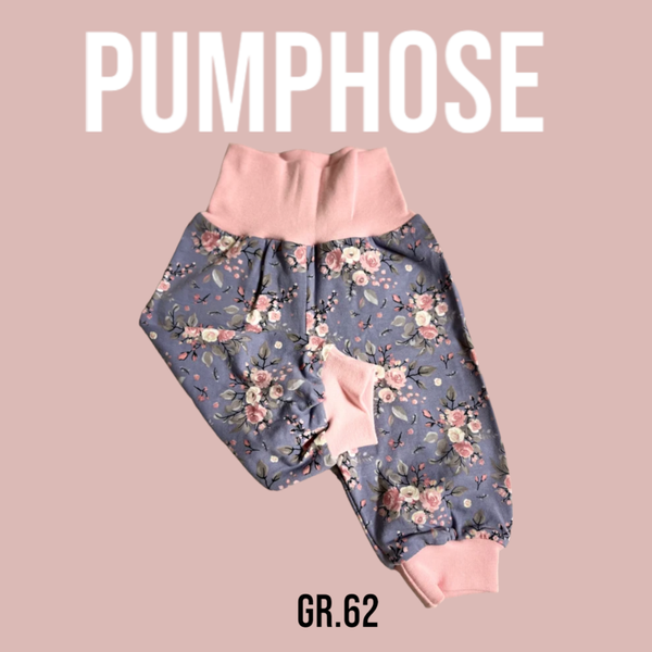 Pumphose Jersey Blumen Gr.62