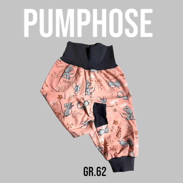 Pumphose Jersey Mäuse Gr.62