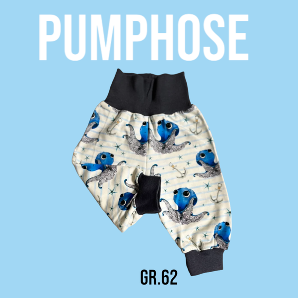 Pumphose Jersey Tintenfisch Gr.62