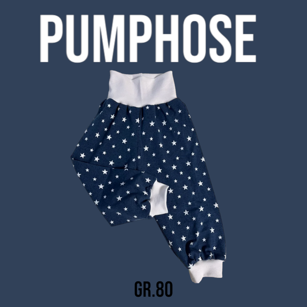 Pumphose Jersey Jeansoptik mit Sternen Gr.80