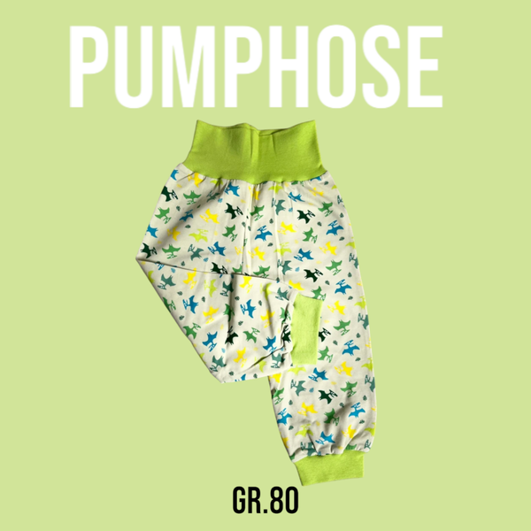 Pumphose Jersey Dino Grün Gr.80