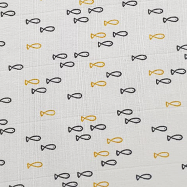 Baumwolljersey Fische