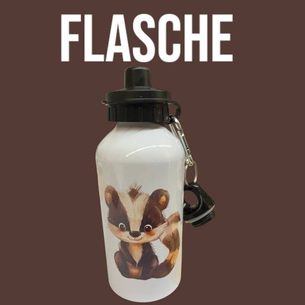 Trinkflasche Dachs