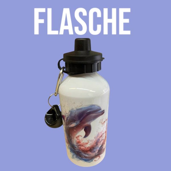 Trinkflasche Delfin