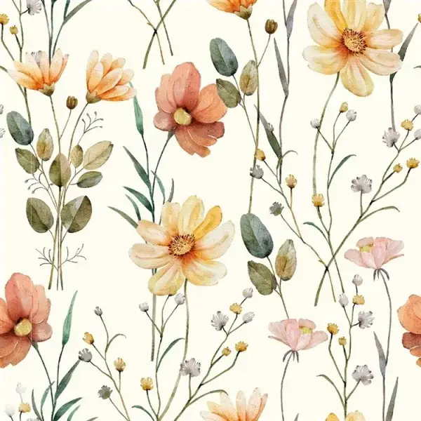 Musselin Blumen