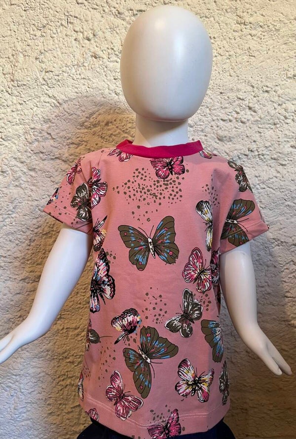 T-Shirt Schmetterlinge Farbig Gr.92