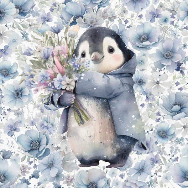 Sweat Panel 40x50cm Pinguin