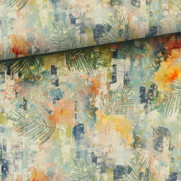 French Terry Tropischer Regenwald Kombi