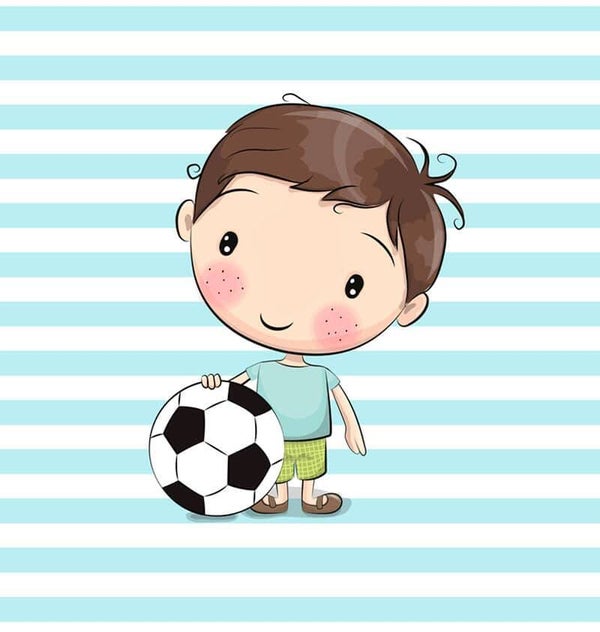 Sweat Panel 40x50cm Timmy Fussballspieler
