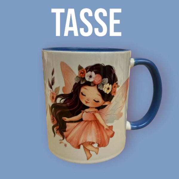 Tasse Blau Fee