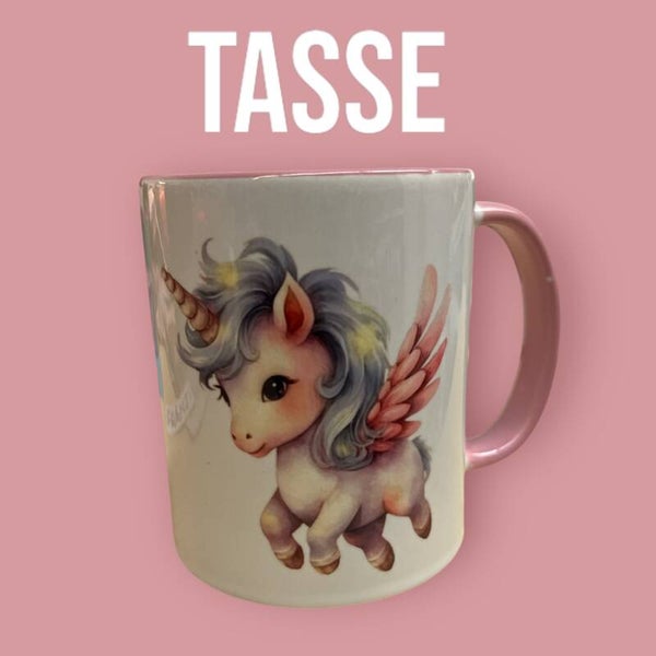 Tasse Rosa Einhörner