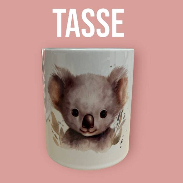 Tasse Grau Koala
