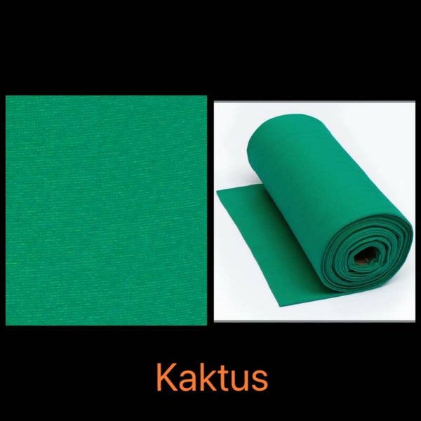 Strickbündchen - Kaktus