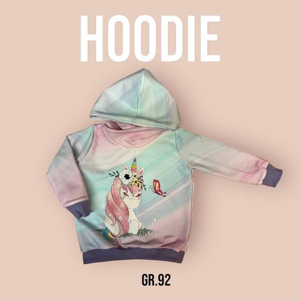 Hoodie Sweat Einhorn Gr.92
