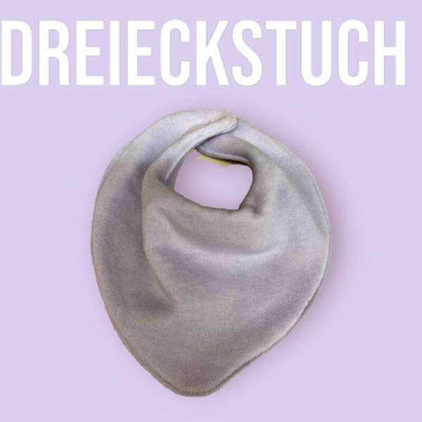Dreieckstuch Alpenfleece Flieder