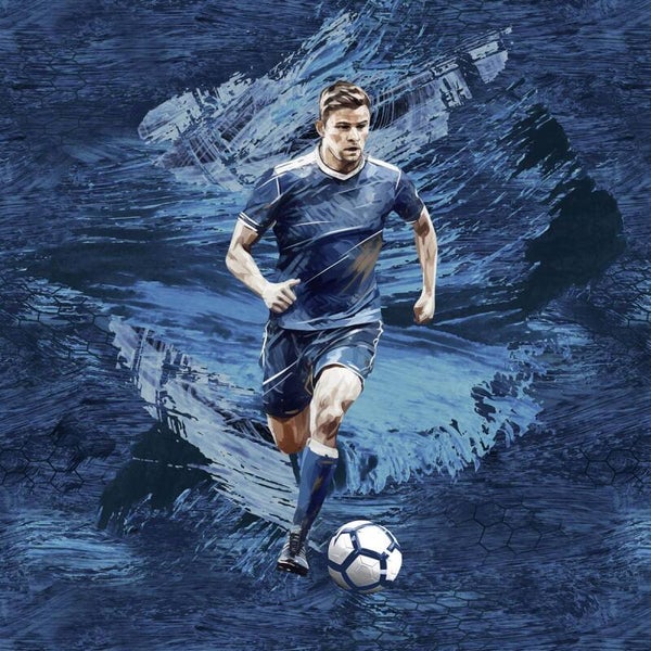 Sweat Panel 40x50 cm Fussballer