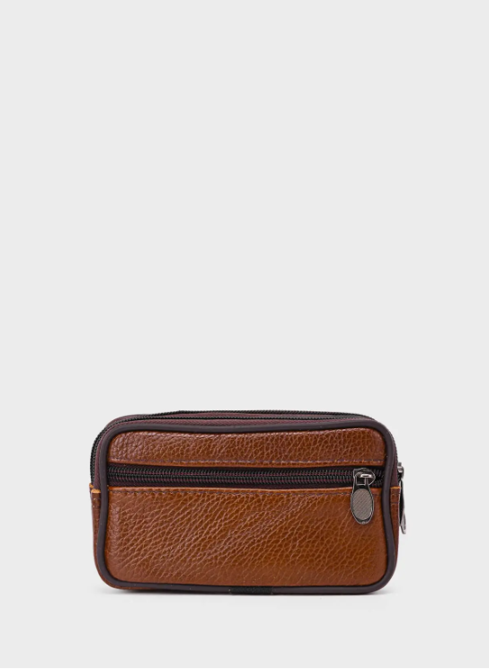 Pochette ceinture en cuir