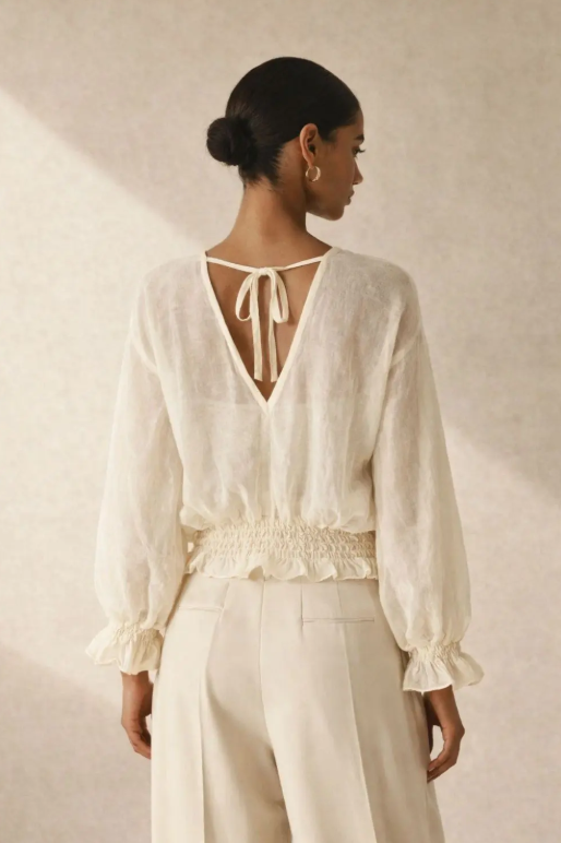BLOUSE EN TENCEL