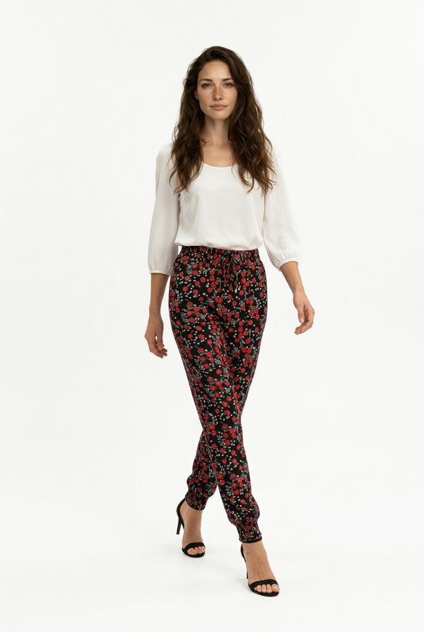 Pantalon fleuri