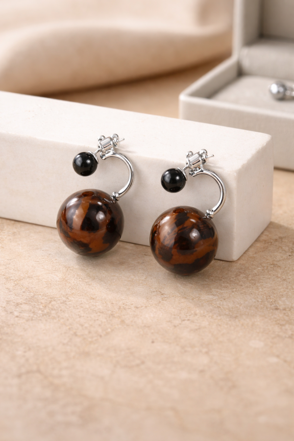 Boucles d'Oreilles léopard