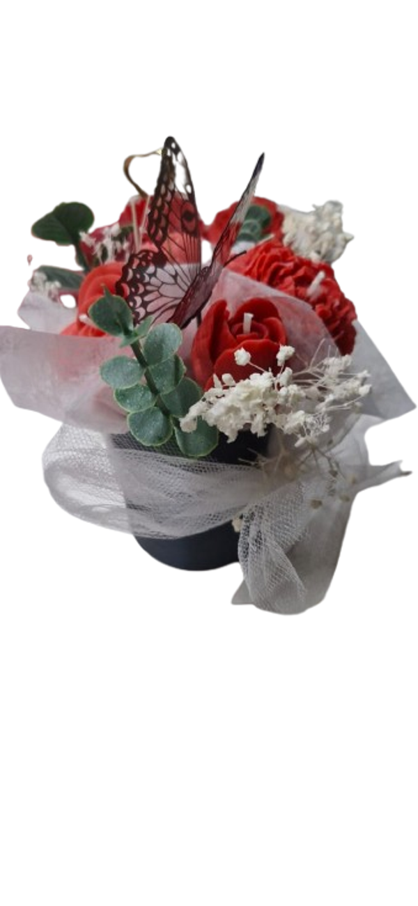 Kerzenstrauß mit 4 Kerzen