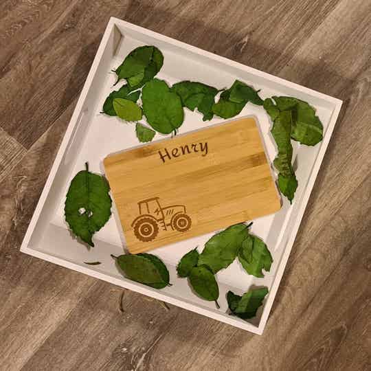 Versperbrett Bambus mit Gravur